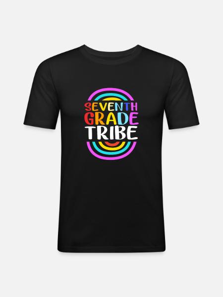 7th Grade - Men's Slim Fit T-Shirt - black