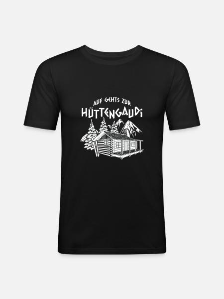 Après-ski - Men's Slim Fit T-Shirt - black