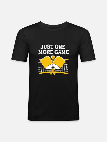 Pickleball Pickleball Pickleball - Men's Slim Fit T-Shirt - black