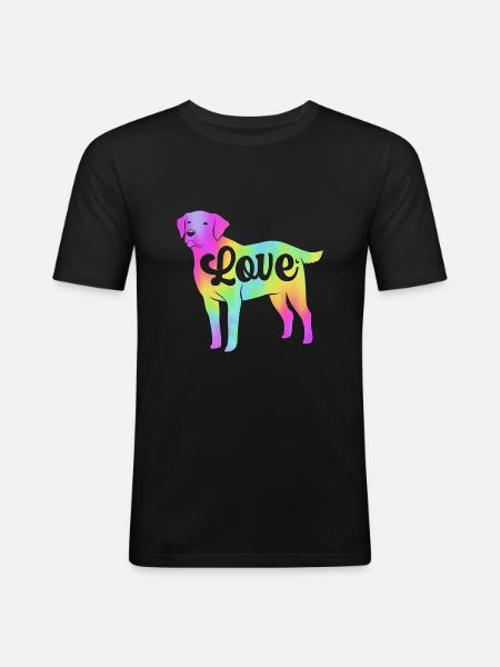 Chesapeake Bay Retriever - Men's Slim Fit T-Shirt - black