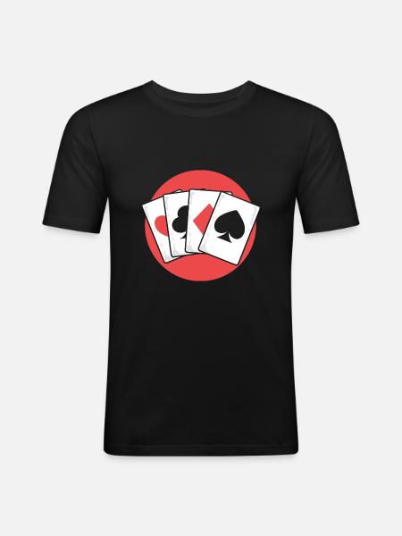 Blackjack Black Jack - Men's Slim Fit T-Shirt - black