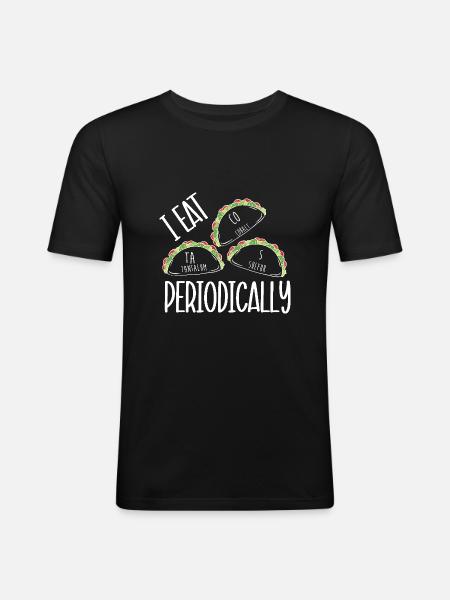 Periodic table - Men's Slim Fit T-Shirt - black