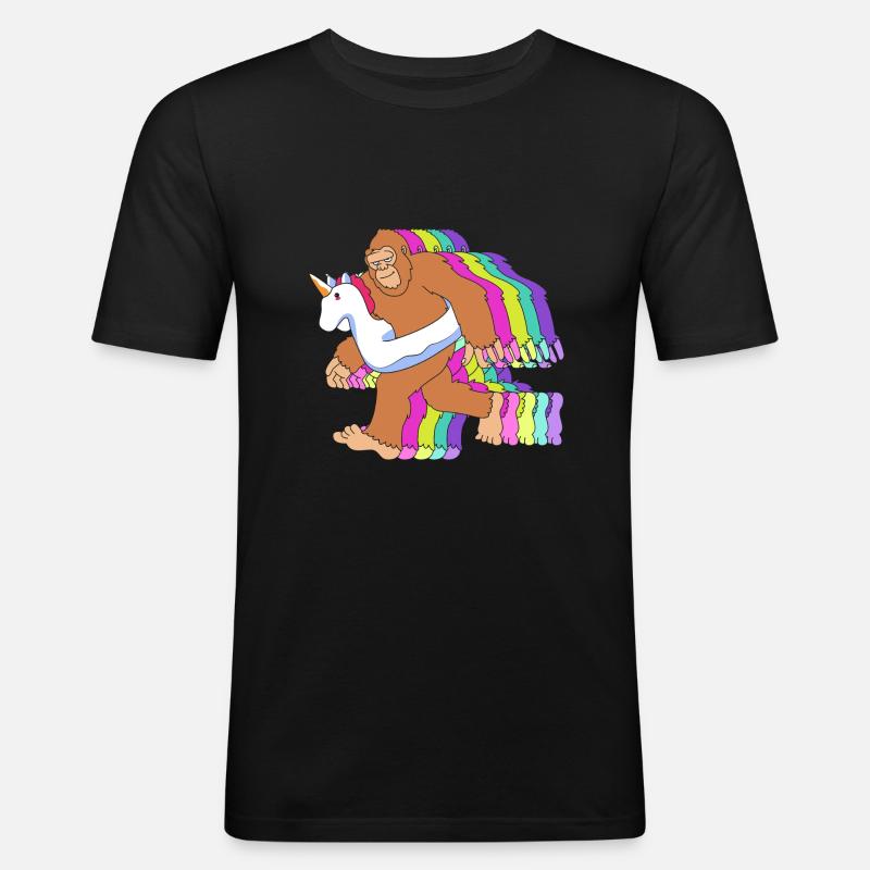 Pool Party - Männer Slim Fit T-Shirt - Schwarz