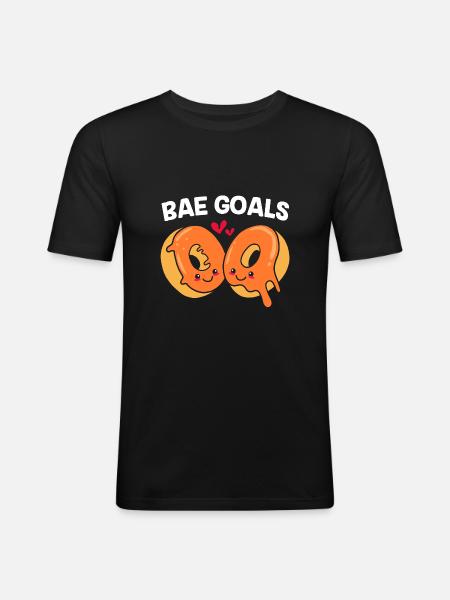 Bagel - Men's Slim Fit T-Shirt - black