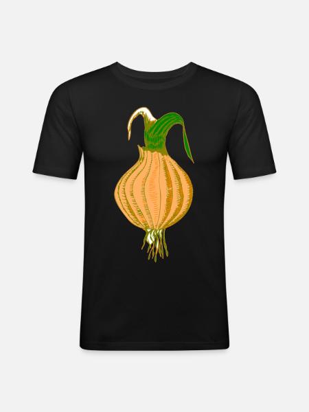 onion - Men's Slim Fit T-Shirt - black