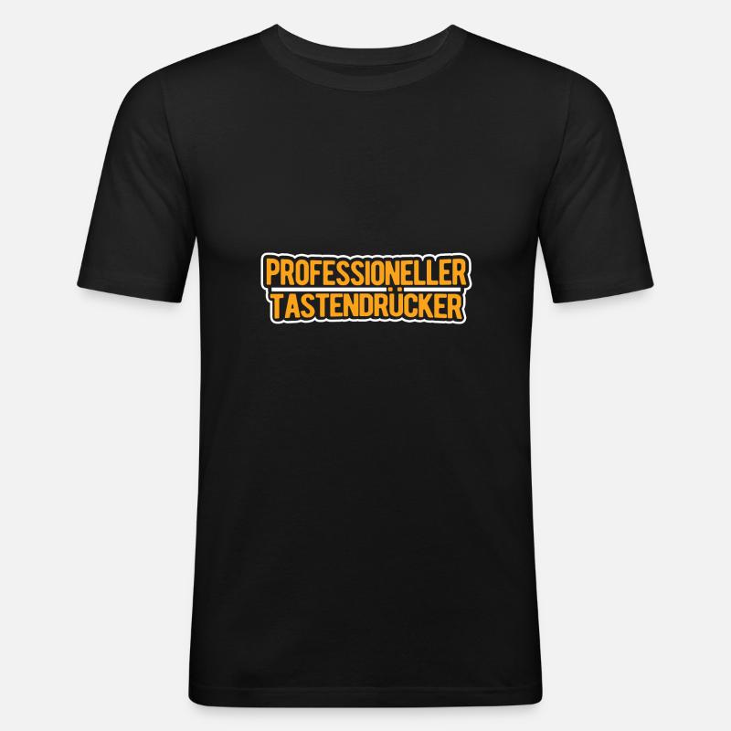 Informatik Informatiker Programmierer - Männer Slim Fit T-Shirt - Schwarz