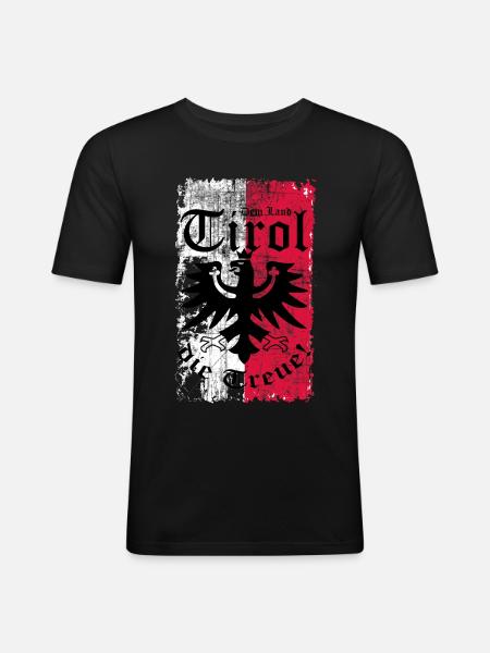 Tirol - Men's Slim Fit T-Shirt - black