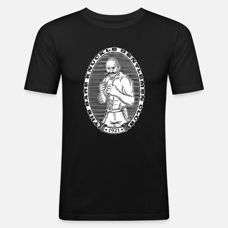 Bare-Knuckle - Männer Slim Fit T-Shirt - Schwarz