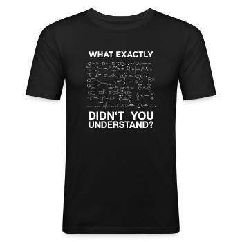 Chemistry Chemistry Teacher Chemist Chemist Chemistry Lab - Men's Slim Fit T-Shirt - black - Front - Nik (191cm)