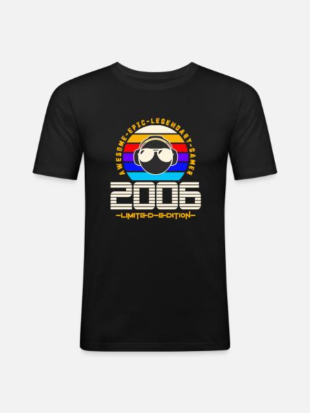 2006 - Men's Slim Fit T-Shirt - black