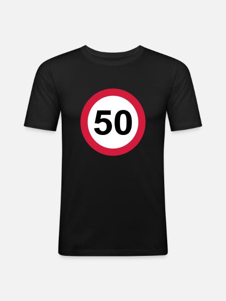 50 - Men's Slim Fit T-Shirt - black