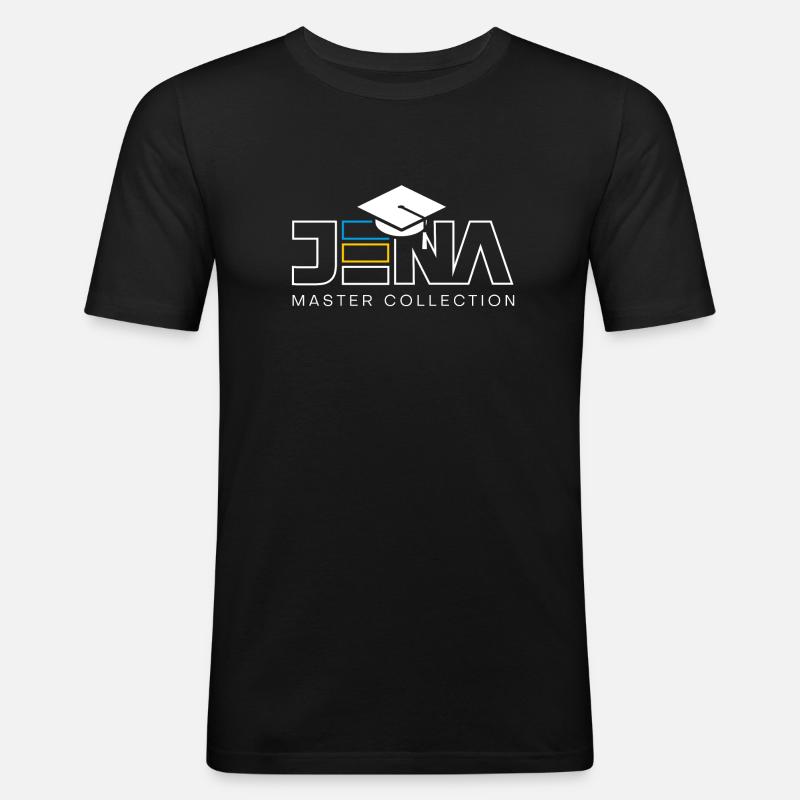 Jena Master Collection - Männer Slim Fit T-Shirt - Schwarz