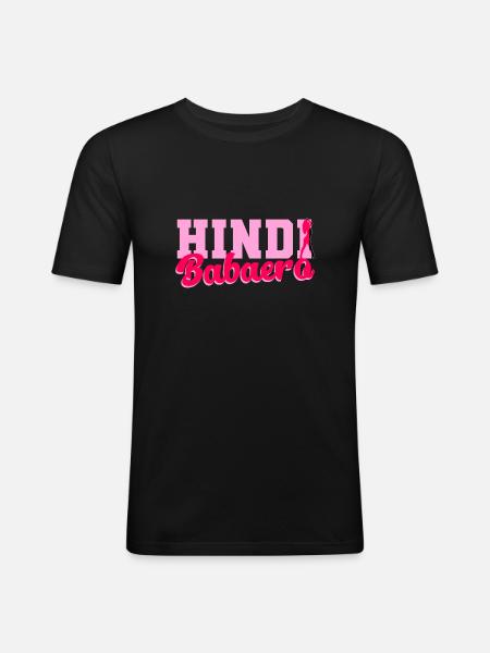 Philippines - Hindi Babaero - Men's Slim Fit T-Shirt - black