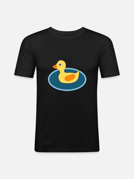 Kawaii Chibi Kawaii And Kawaii Ælling - Herre Slim Fit T-Shirt - sort