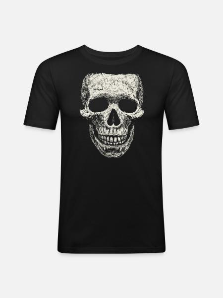 Skull - Men's Slim Fit T-Shirt - black