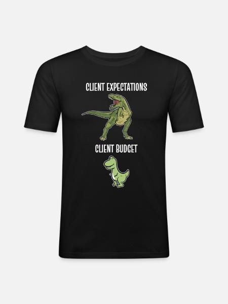 Graphic Designer Graphic Designer Artist - Men's Slim Fit T-Shirt - black