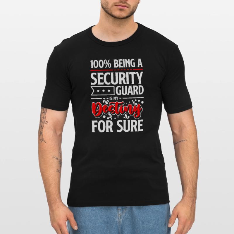 Security guard profession security service work Men's Slim Fit T-Shirt