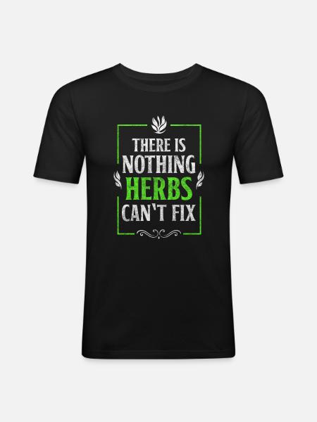 Potion Druid Naturopath - Men's Slim Fit T-Shirt - black