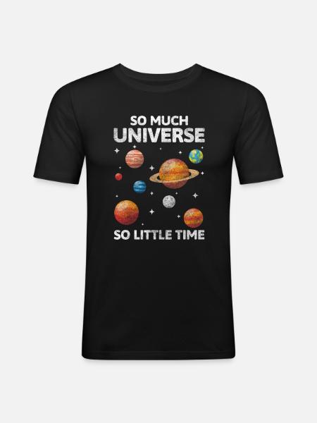 Astronomy Research Discover Astronomer - Men's Slim Fit T-Shirt - black