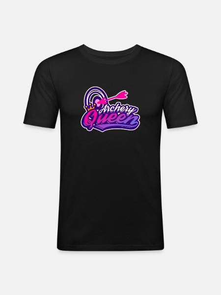 Archery Queen - Men's Slim Fit T-Shirt - black