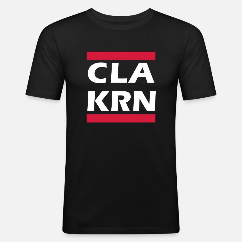 CLA KRN - Männer Slim Fit T-Shirt - Schwarz