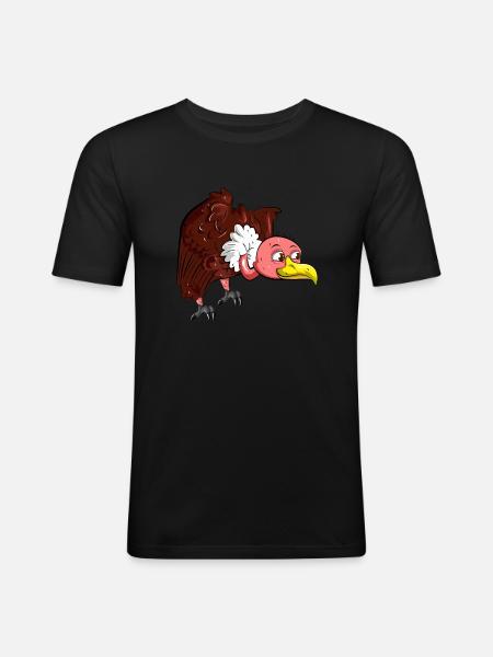Vulture - Men's Slim Fit T-Shirt - black