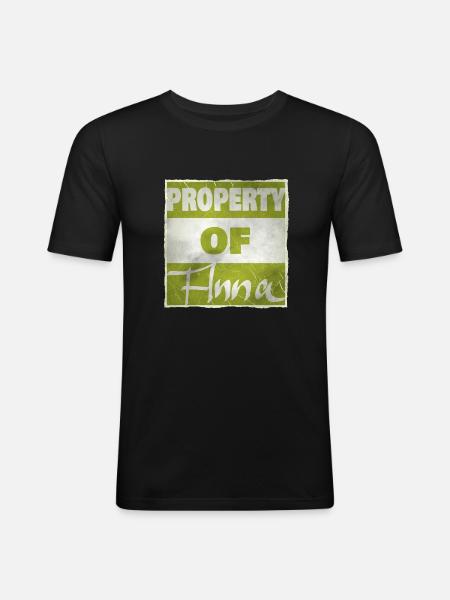 Owned by Anna - Men's Slim Fit T-Shirt - black