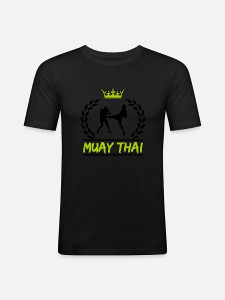 Muay Thai - Men's Slim Fit T-Shirt - black
