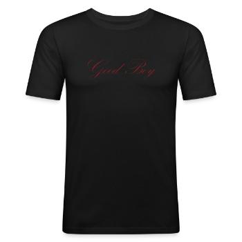 Good Boy - Men's Slim Fit T-Shirt - black - Front - Nik (191cm)