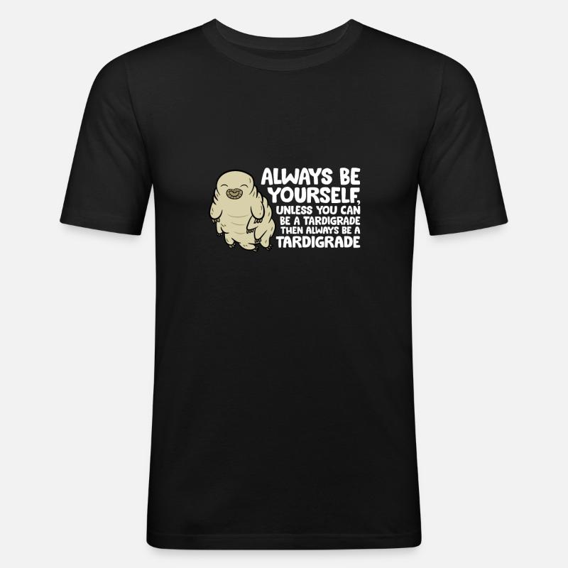 Liebe Squash Lustiger Squashspieler - Männer Slim Fit T-Shirt - Schwarz