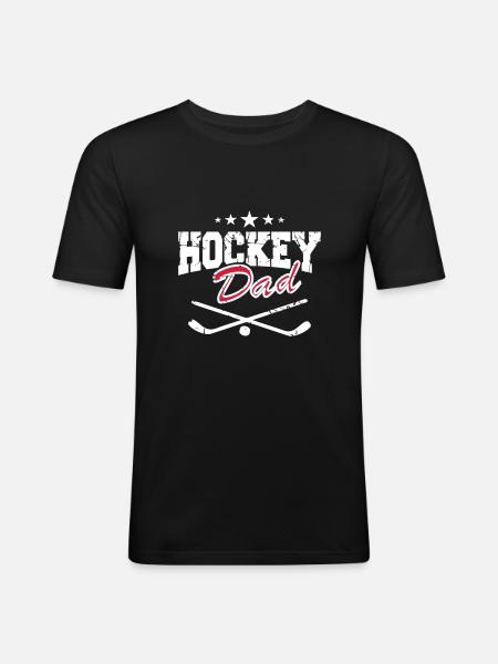 Hockey Dad - Men's Slim Fit T-Shirt - black