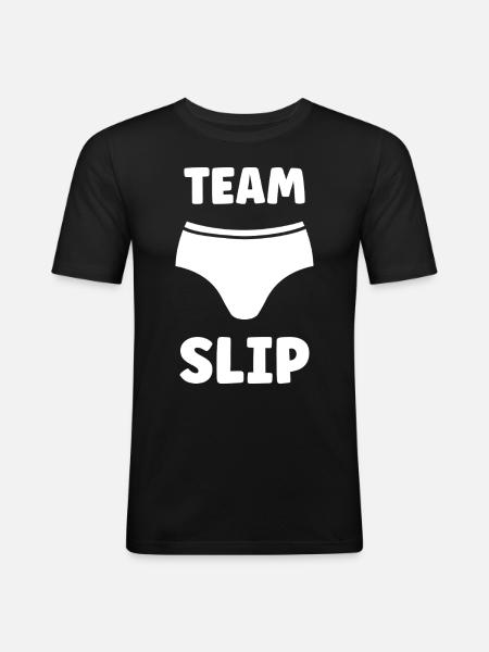 Slip - T-shirt près du corps Homme - noir