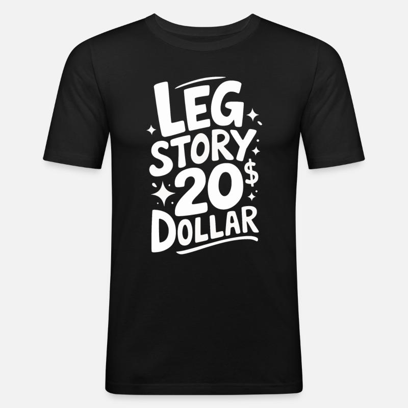 Invalidité due à l’amputation - T-shirt près du corps Homme - noir