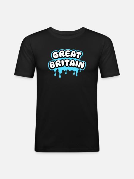 Great Britain - Men's Slim Fit T-Shirt - black