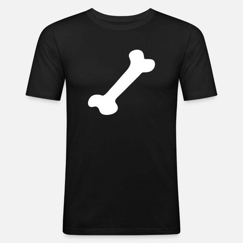 Bone - Bone - Men's Slim Fit T-Shirt - black