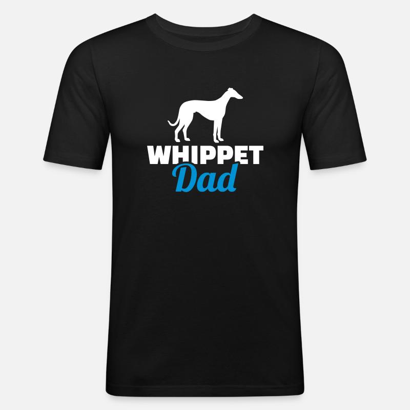 Whippet - Männer Slim Fit T-Shirt - Schwarz