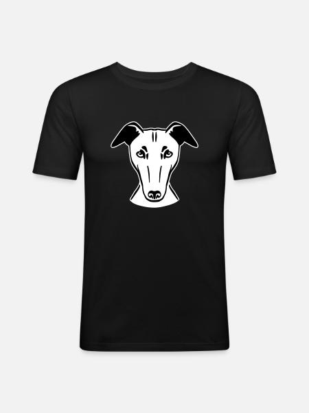 Greyhound - Men's Slim Fit T-Shirt - black