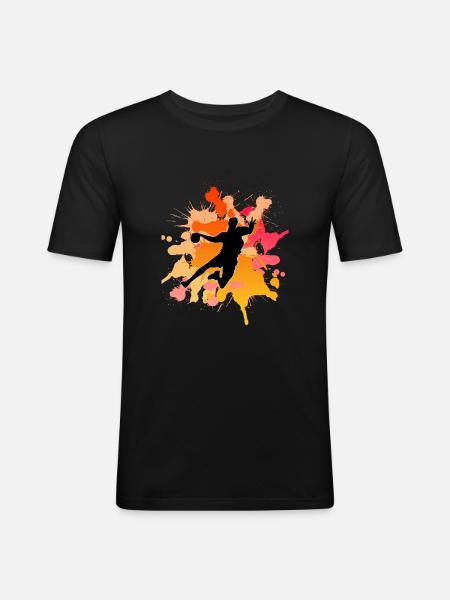 Handball - T-shirt près du corps Homme - noir