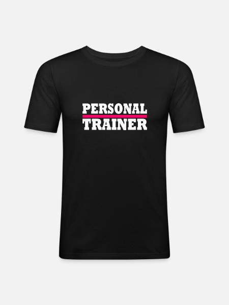 Personal trainer - Men's Slim Fit T-Shirt - black