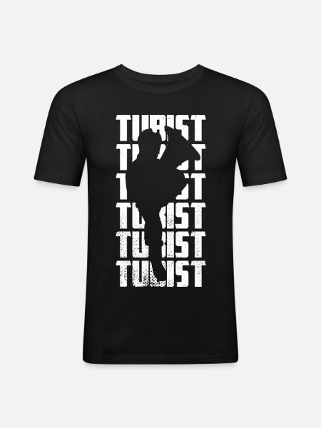 Tubist - Men's Slim Fit T-Shirt - black