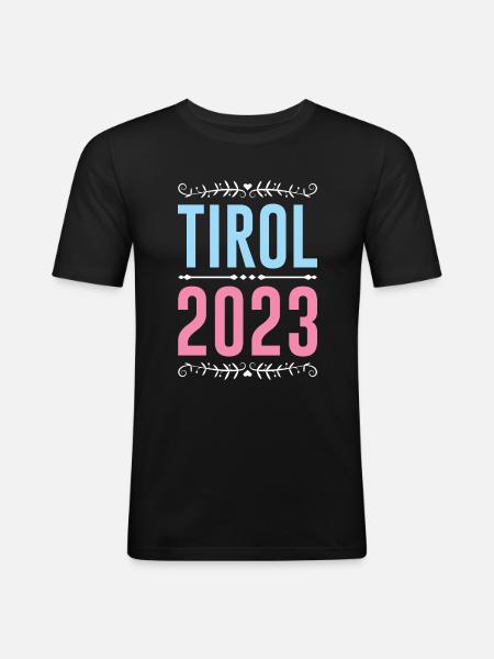 Tyrol 2023 - T-shirt près du corps Homme - noir