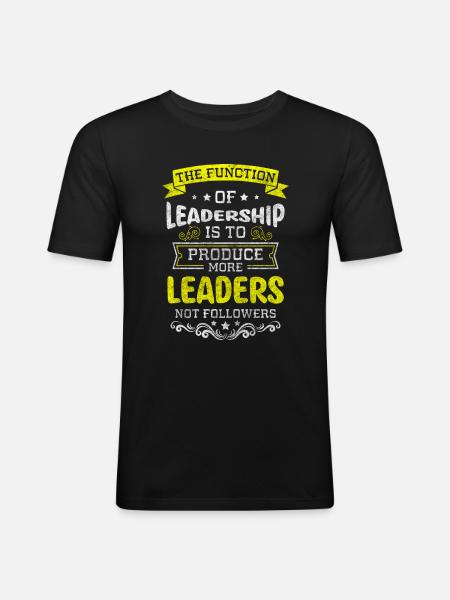 Company Manager - Men's Slim Fit T-Shirt - black