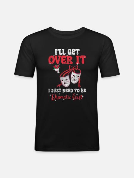 Drama Theatre Female Problems - Men's Slim Fit T-Shirt - black