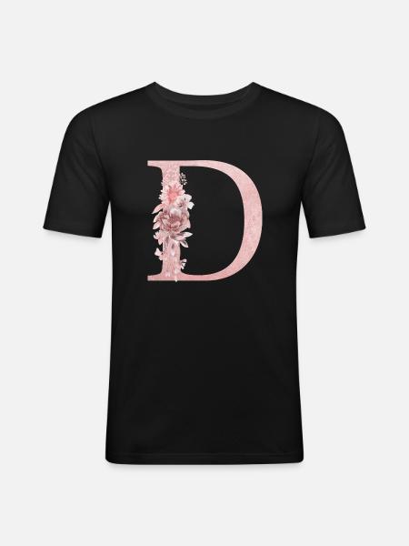 Point D - T-shirt près du corps Homme - noir