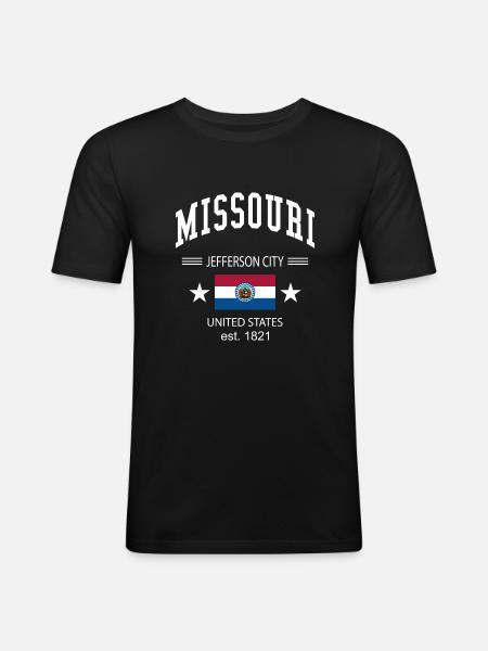 Missouri - Men's Slim Fit T-Shirt - black