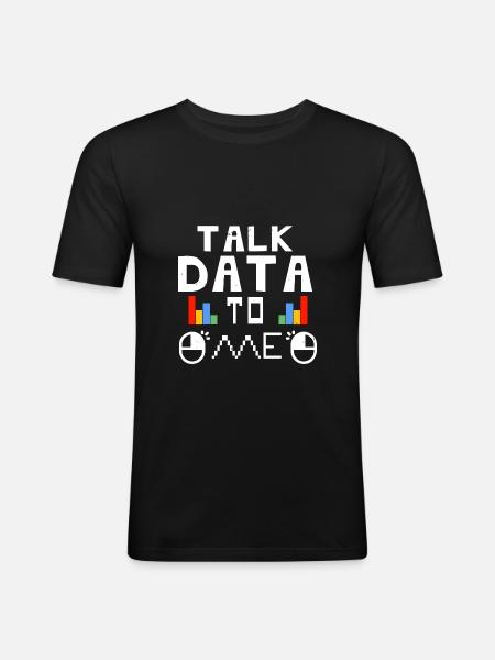 Programmierer Informatiker Shirt - Männer Slim Fit T-Shirt - Schwarz