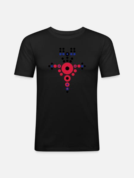 viking - T-shirt près du corps Homme - noir