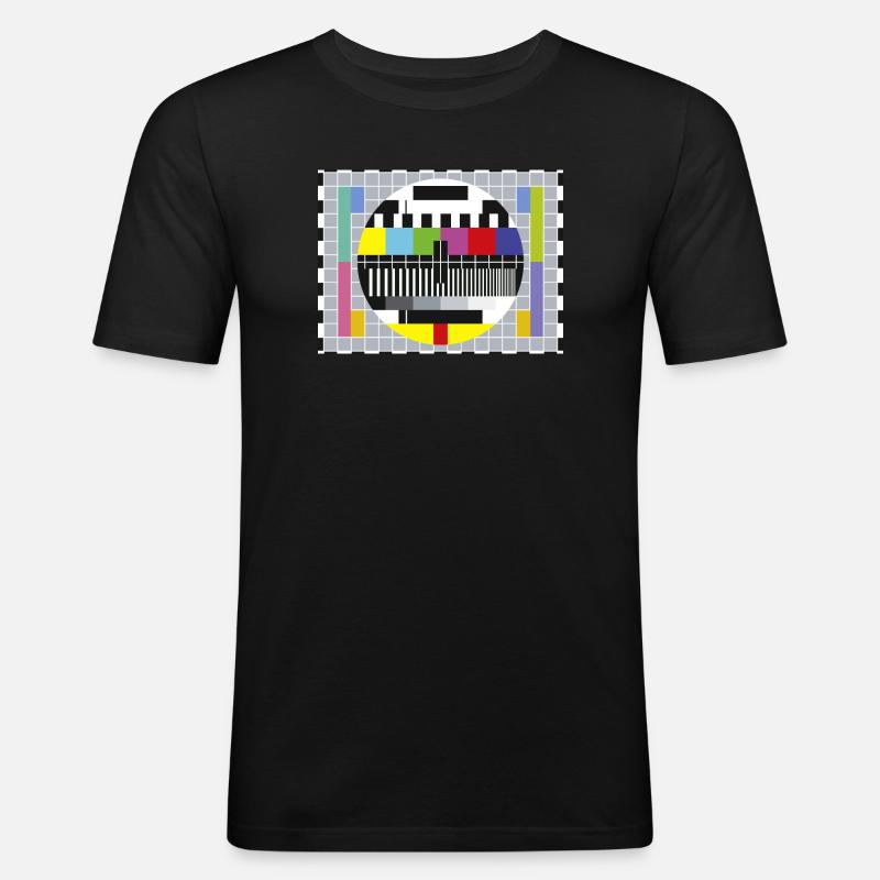 Test-Bild - Männer Slim Fit T-Shirt - Schwarz