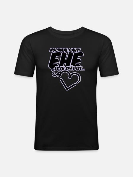 bachelor party wedding shower wedding - Men's Slim Fit T-Shirt - black