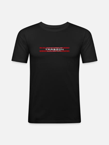 Trabzon Charactar City - Men's Slim Fit T-Shirt - black